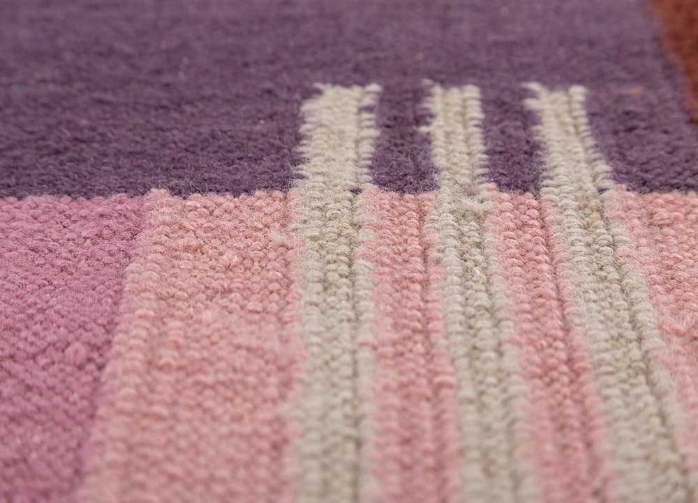 Deco Rose/Continental Plum Flateaves Rugs