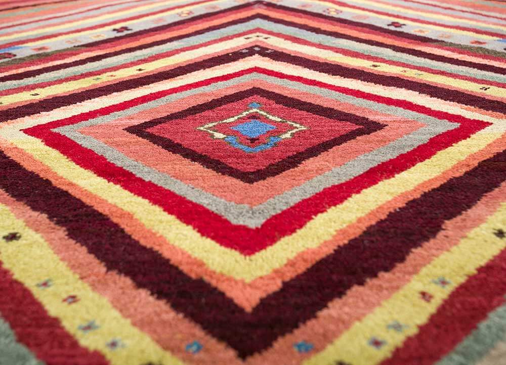Outrageous Orange/Chili Pepper Moroccan Rug