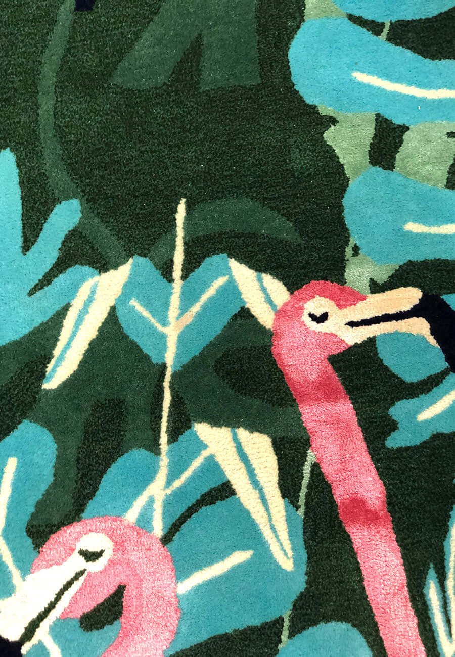Flamingo Hand-Tufted Kids Rug