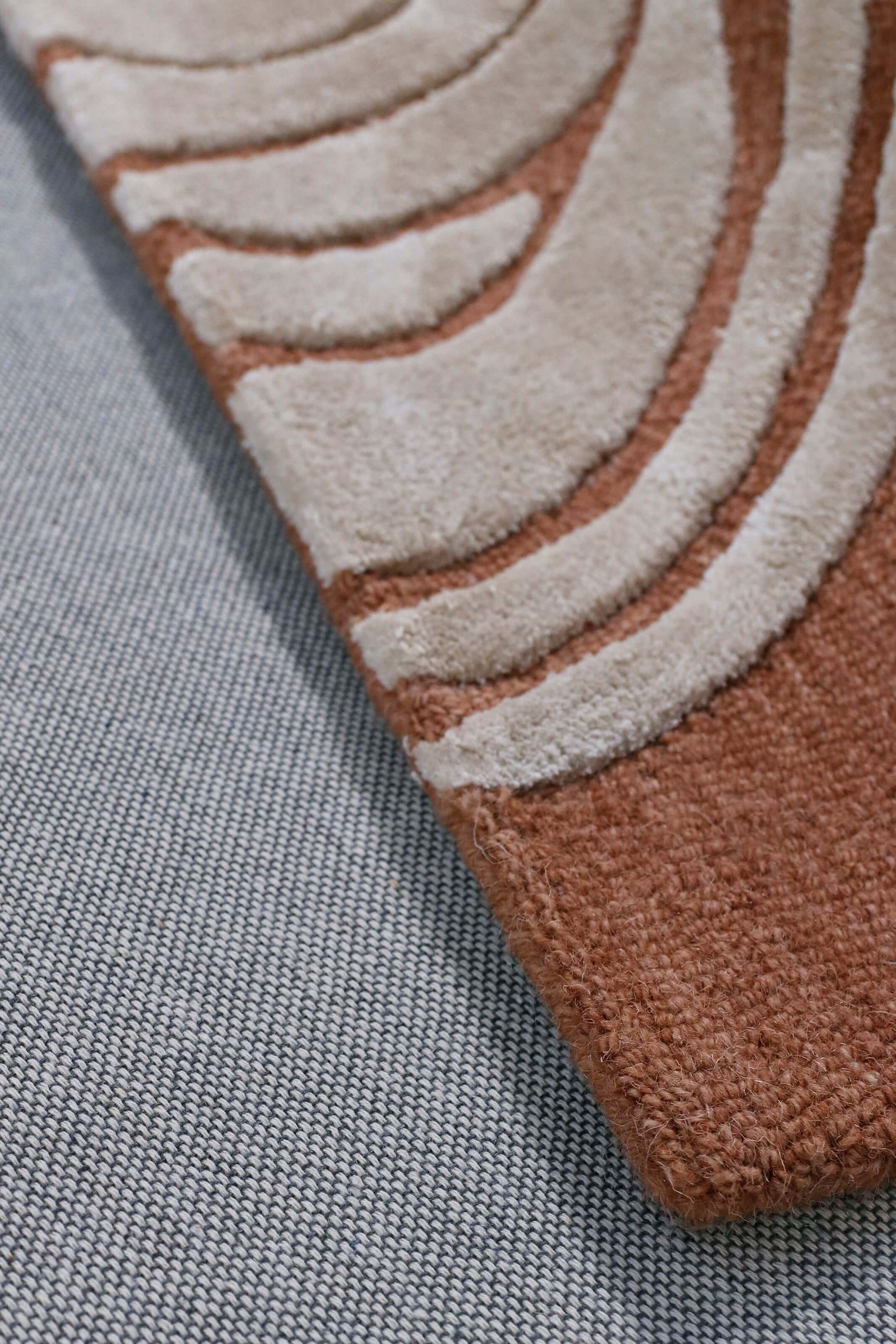 Clay Flow Abstract Rug