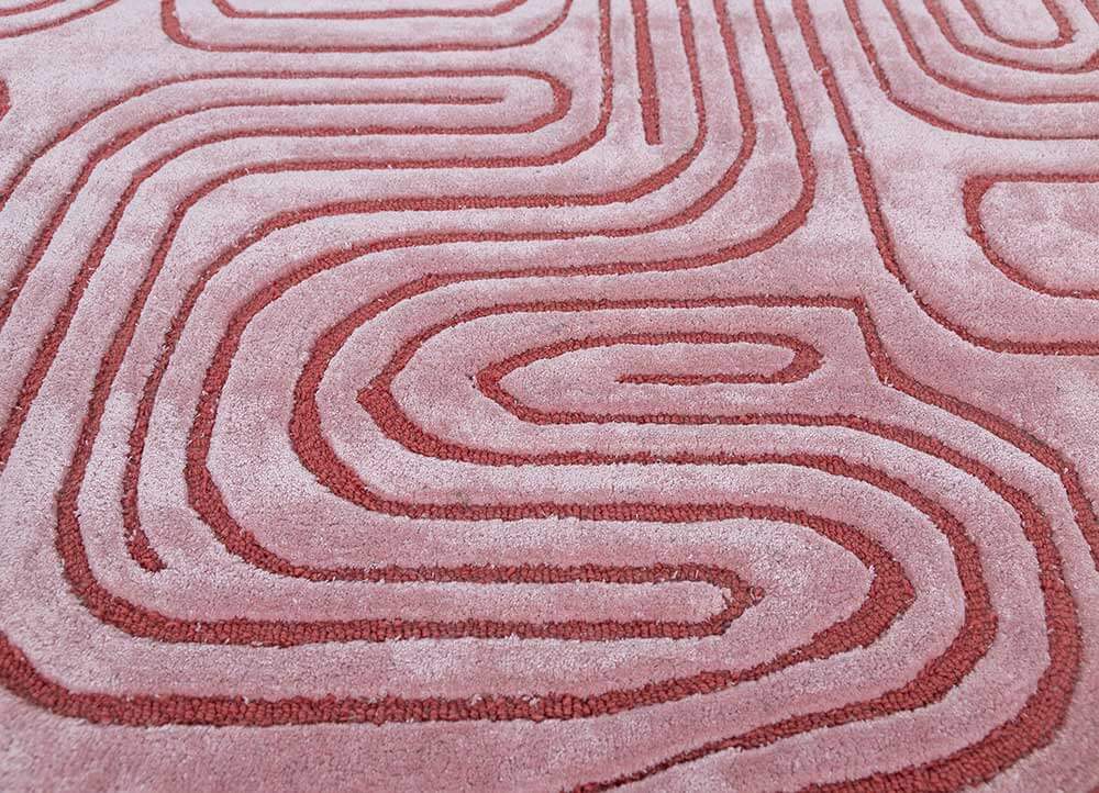 rose smoke hand tufted Rug