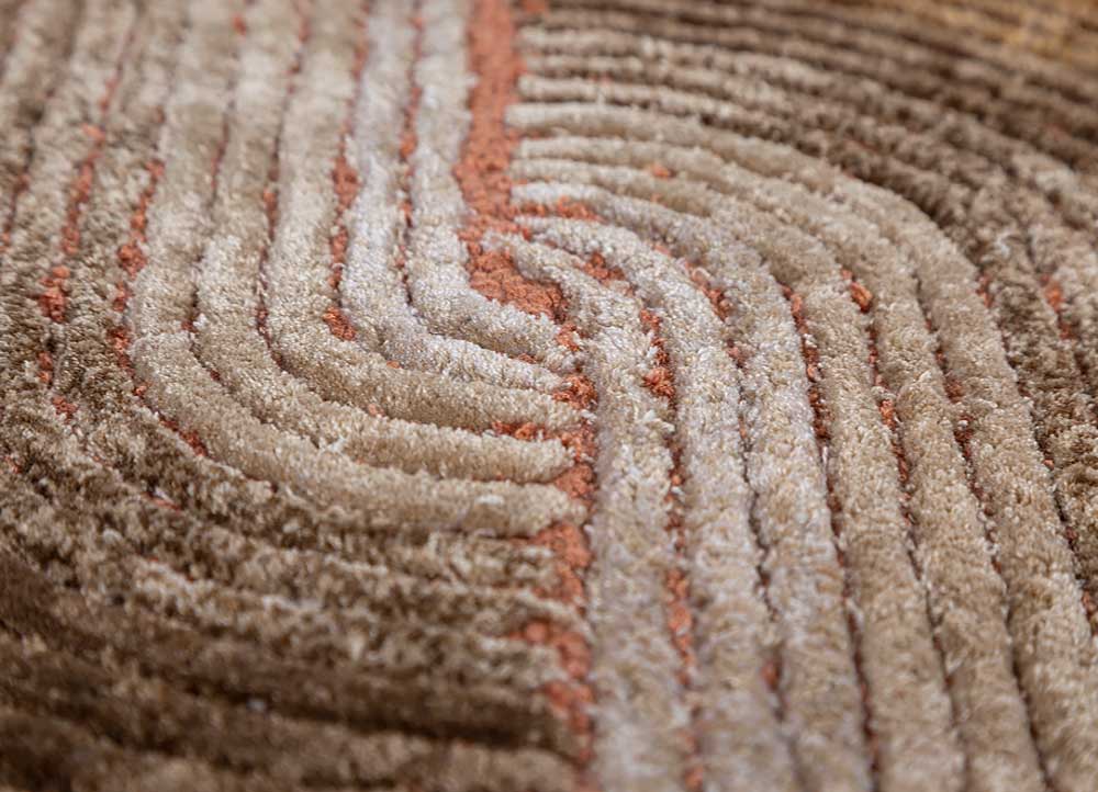 Rustic Ember hand tufted Rug