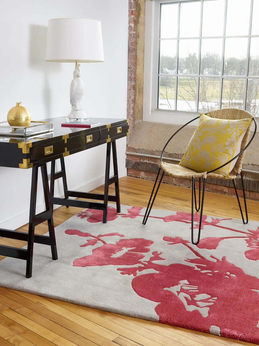 Florence Broadhurst Floral Hand-Tufted Rug