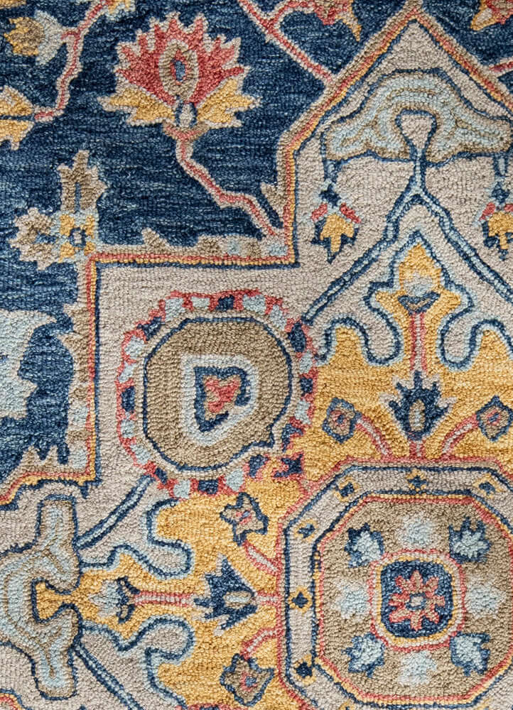 Azure Serenity Wool Rug