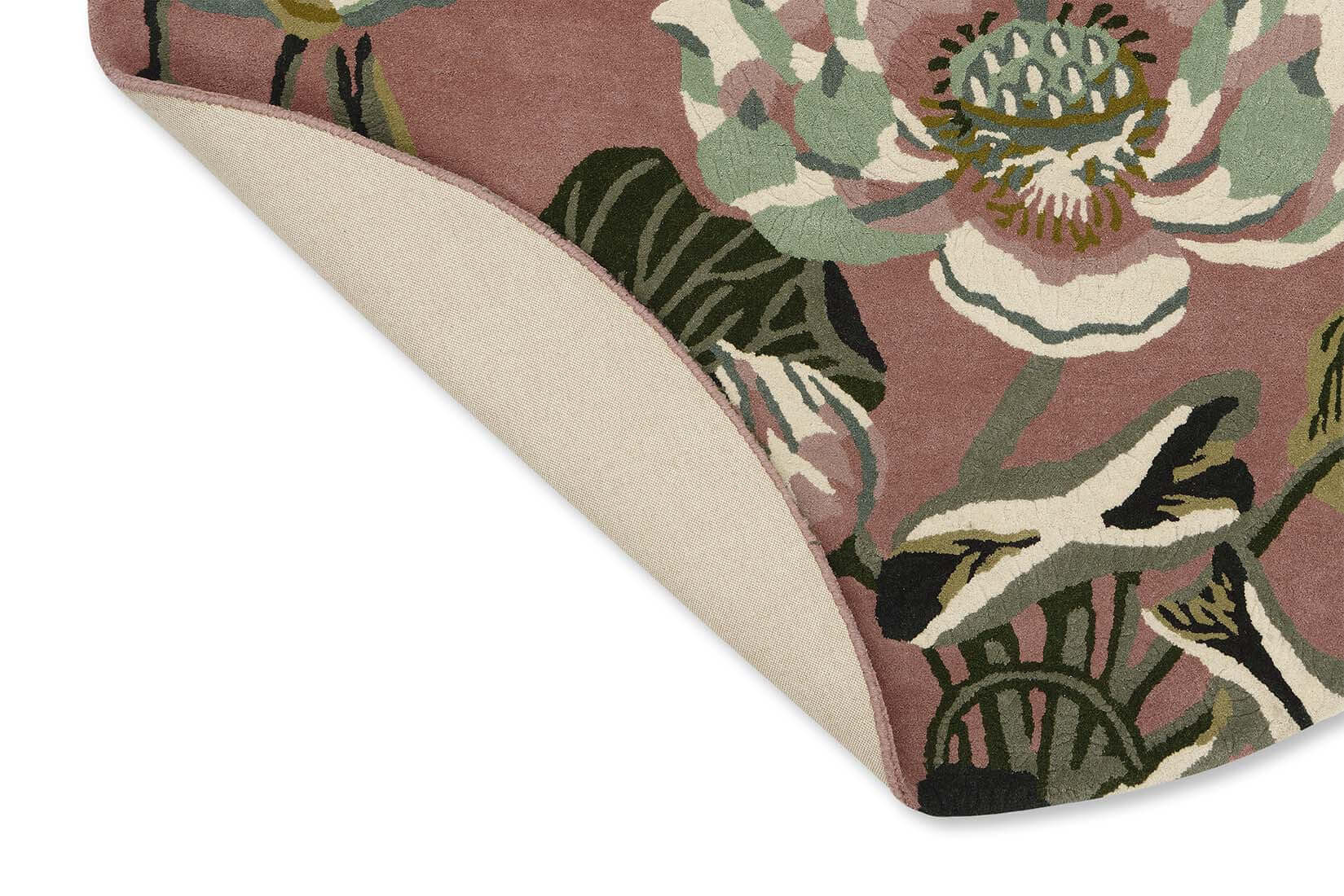 Dusty Rose Hand-Tufted Rug