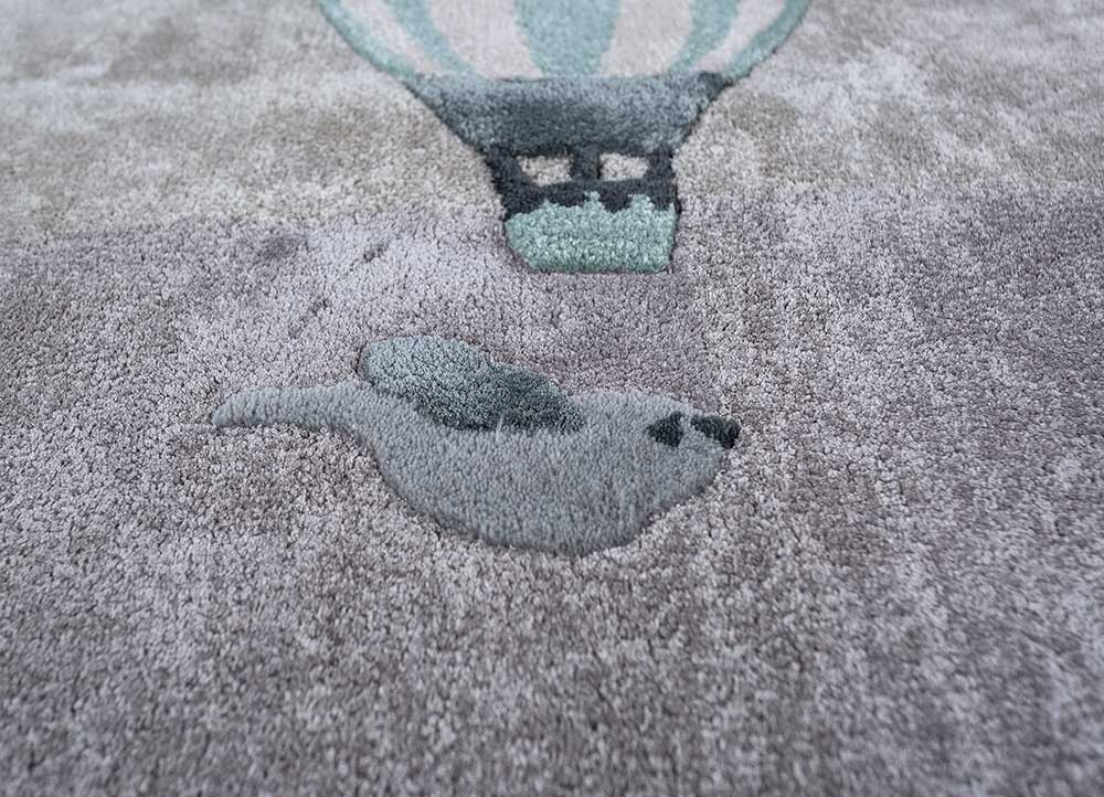nickel/ashwood hand tufted Rugs Kids