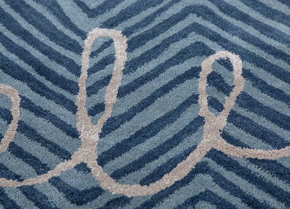 dark denim/skyline hand tufted kids Rugs