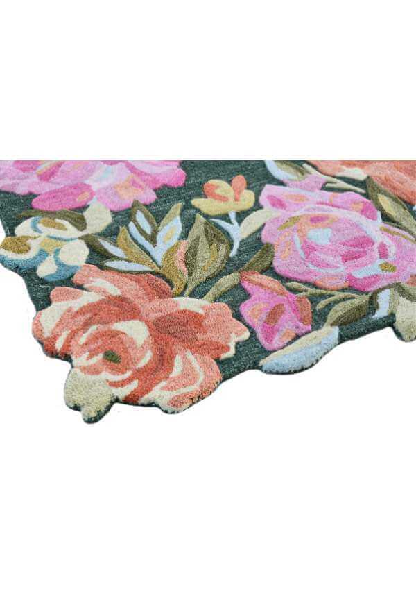 Al-Ward Floral Hand Tufted Rug