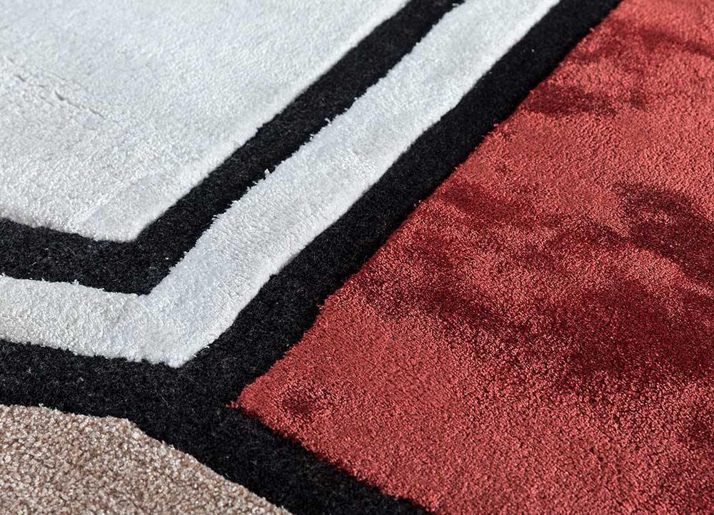 medium gray/snow white hand tufted Rugs