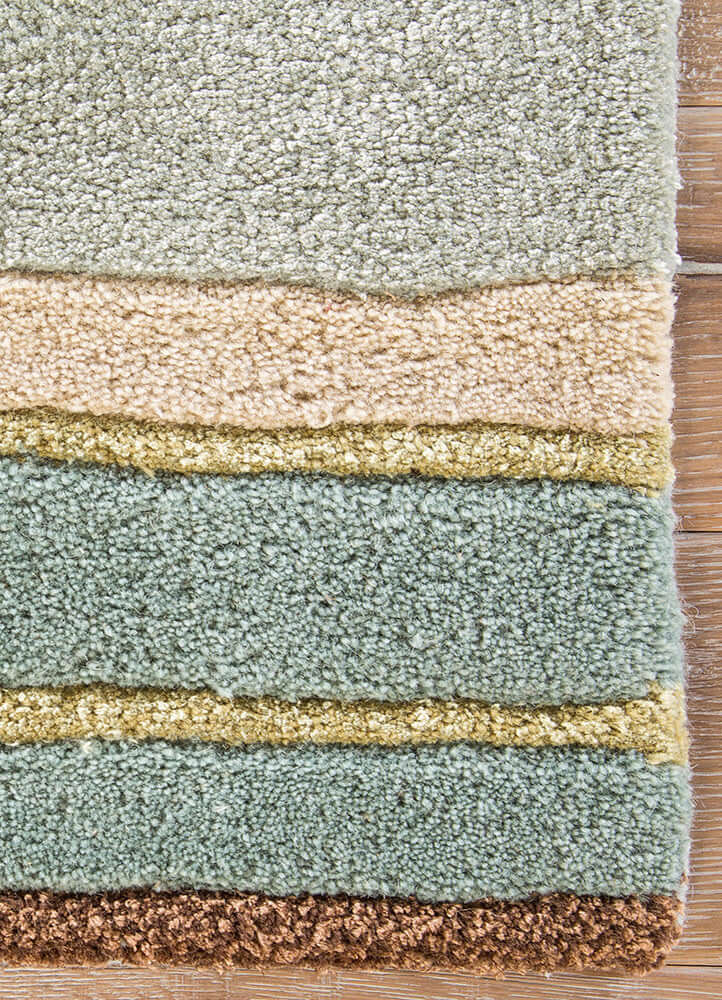 mineral/swamp green hand tufted Rugs