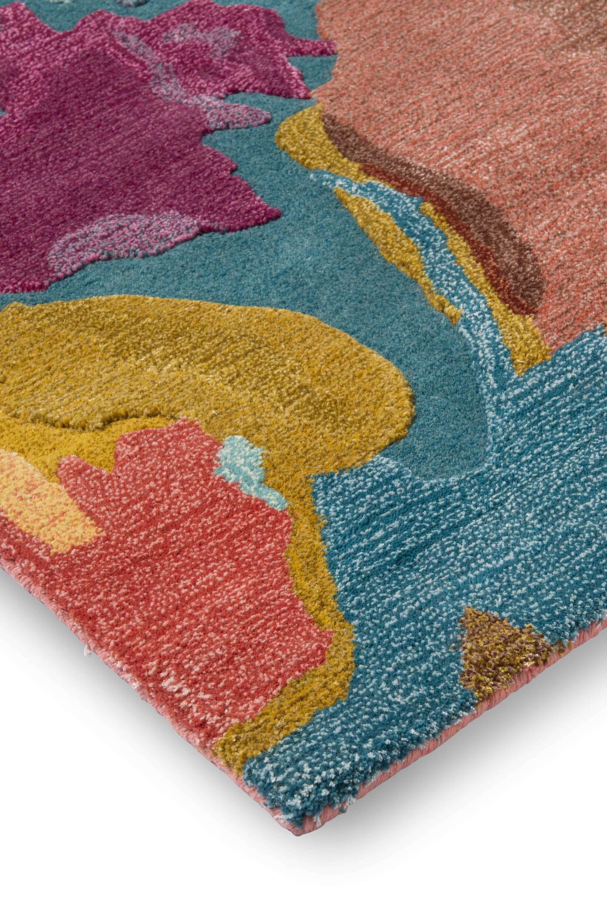 Rosewood/Huckleberry Hand-Tufted Rug