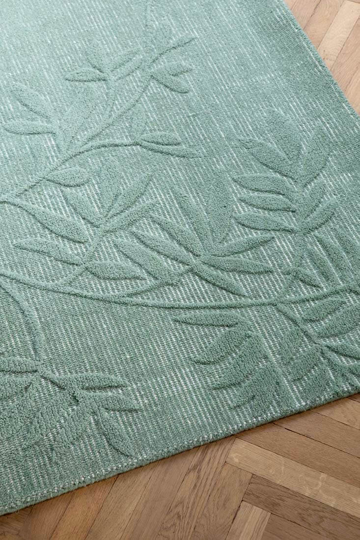 Mari Mineral Green Handloomed Rug