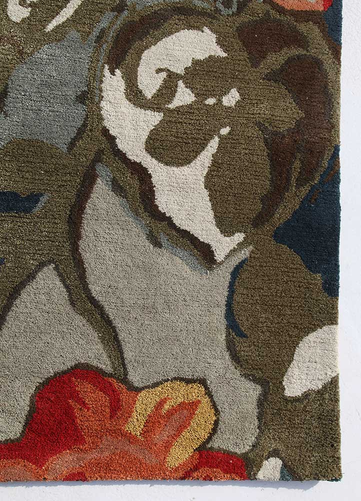 silver gray Hand Tufted Rug