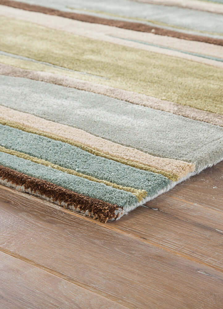 mineral/swamp green hand tufted Rugs
