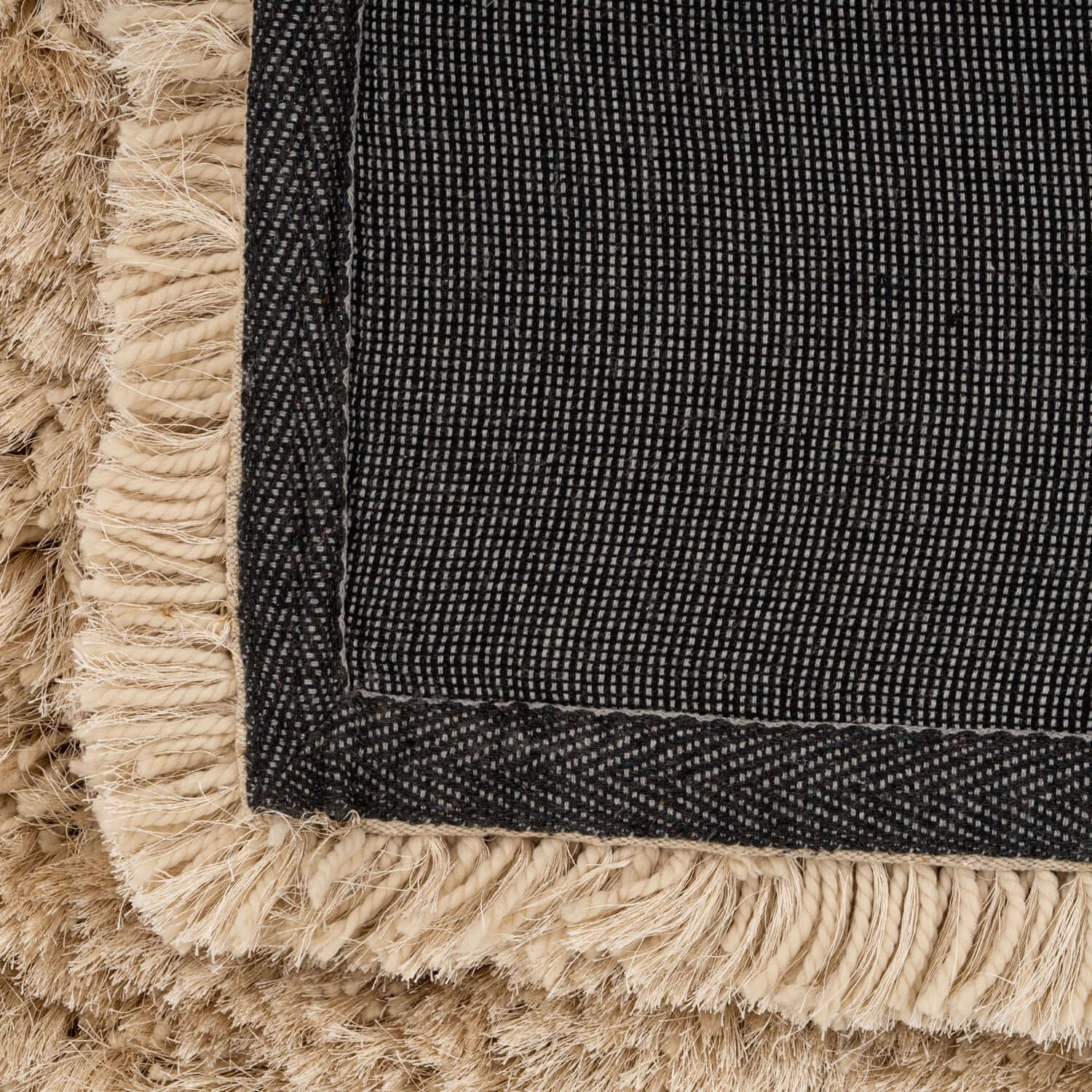 Plush Soft Cream Shaggy Area Rug