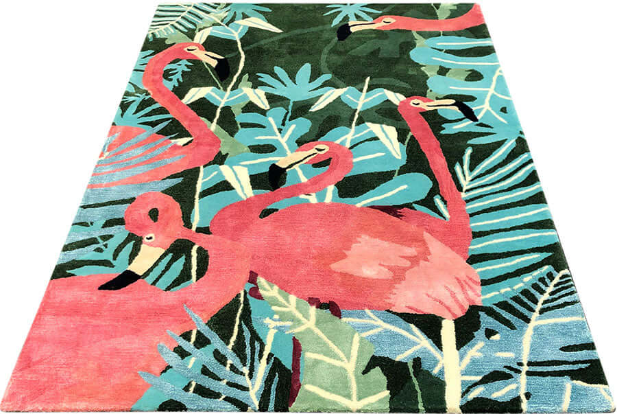 Flamingo Hand-Tufted Kids Rug