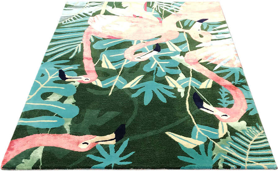 Flamingo Hand-Tufted Kids Rug