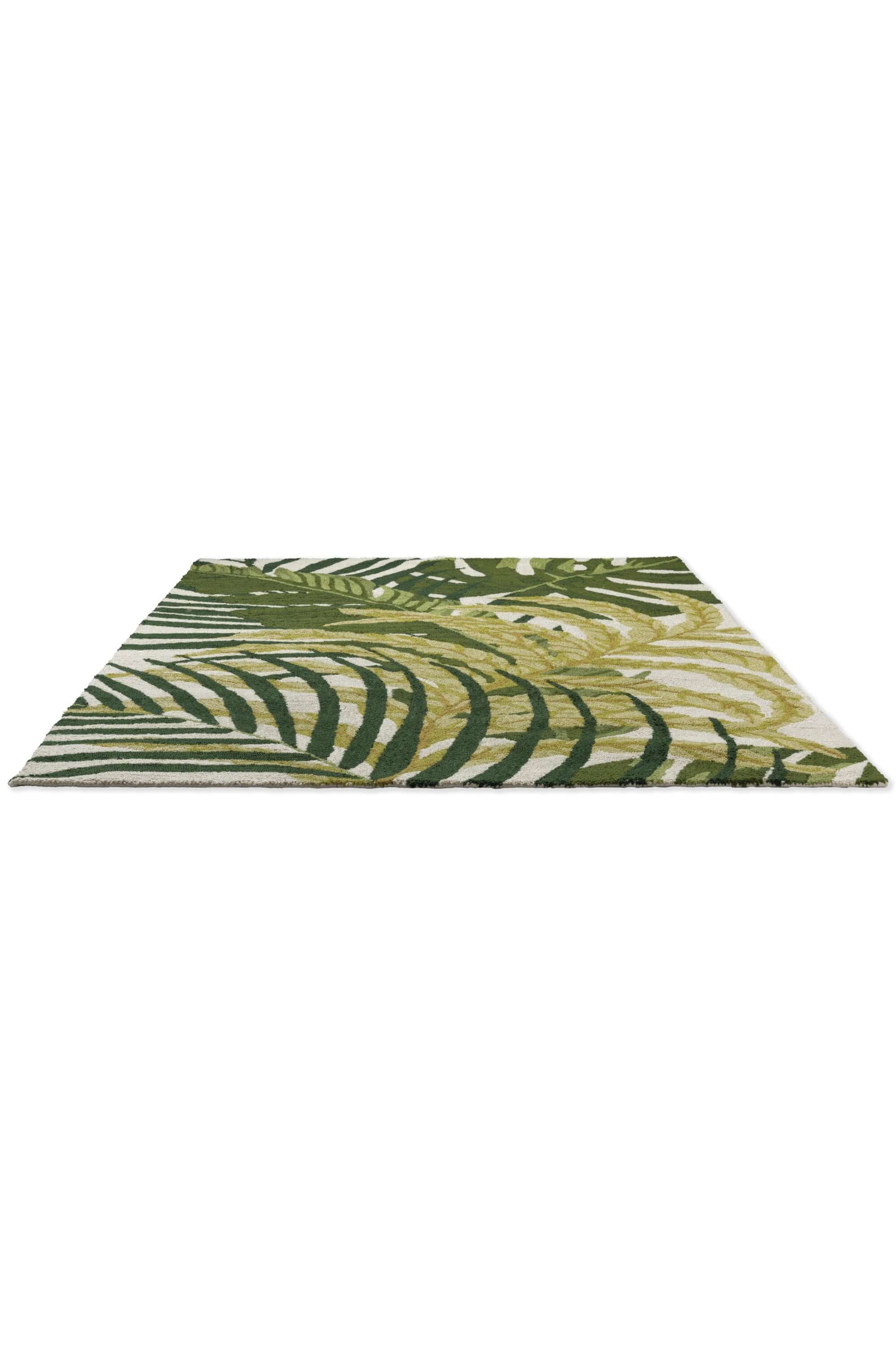 Rainforest Tropical Night Hand-Tufted Rug