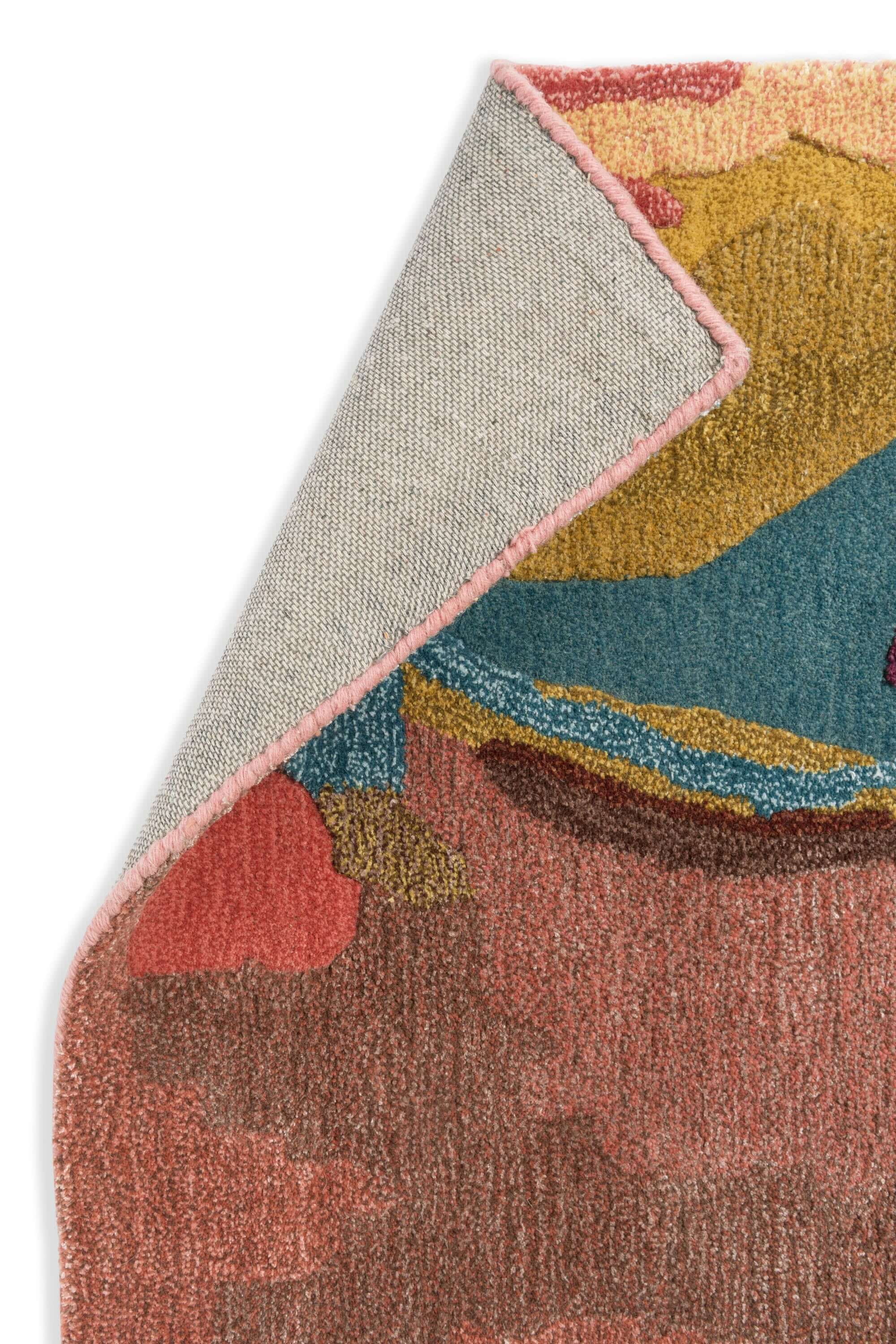 Rosewood/Huckleberry Hand-Tufted Rug