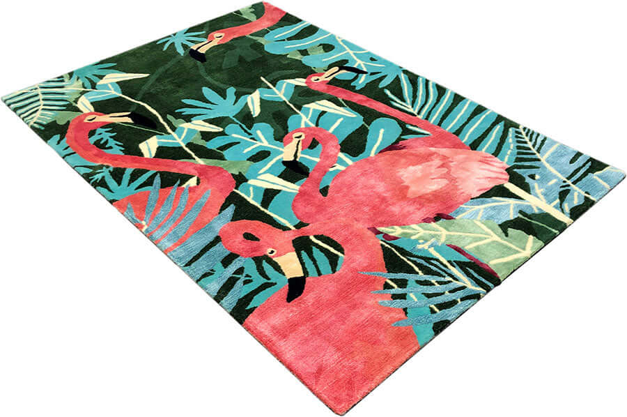 Flamingo Hand-Tufted Kids Rug