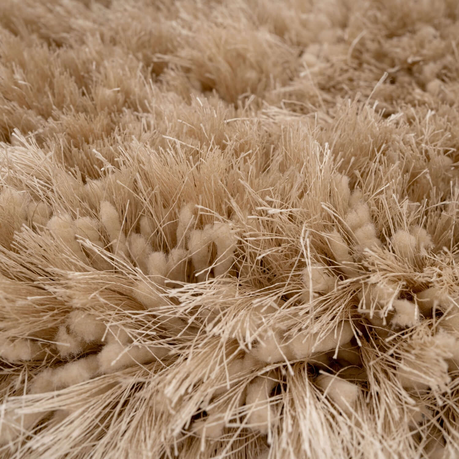 Plush Soft Cream Shaggy Area Rug