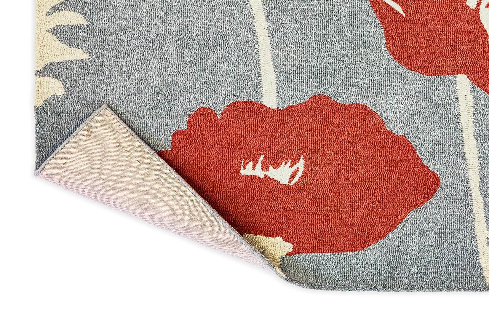 Poppy Pop Sage Hand-Tufted Rug