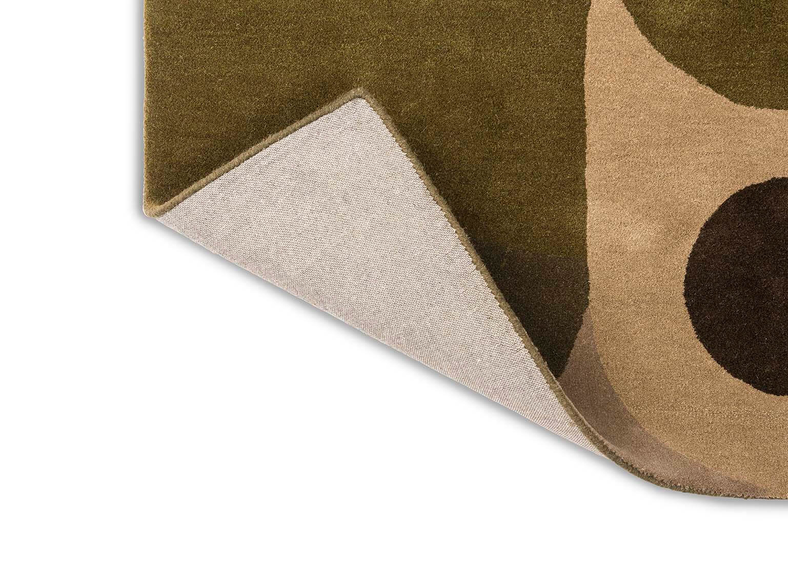 Cosmo Greens Modern Hand-Tufted Rug