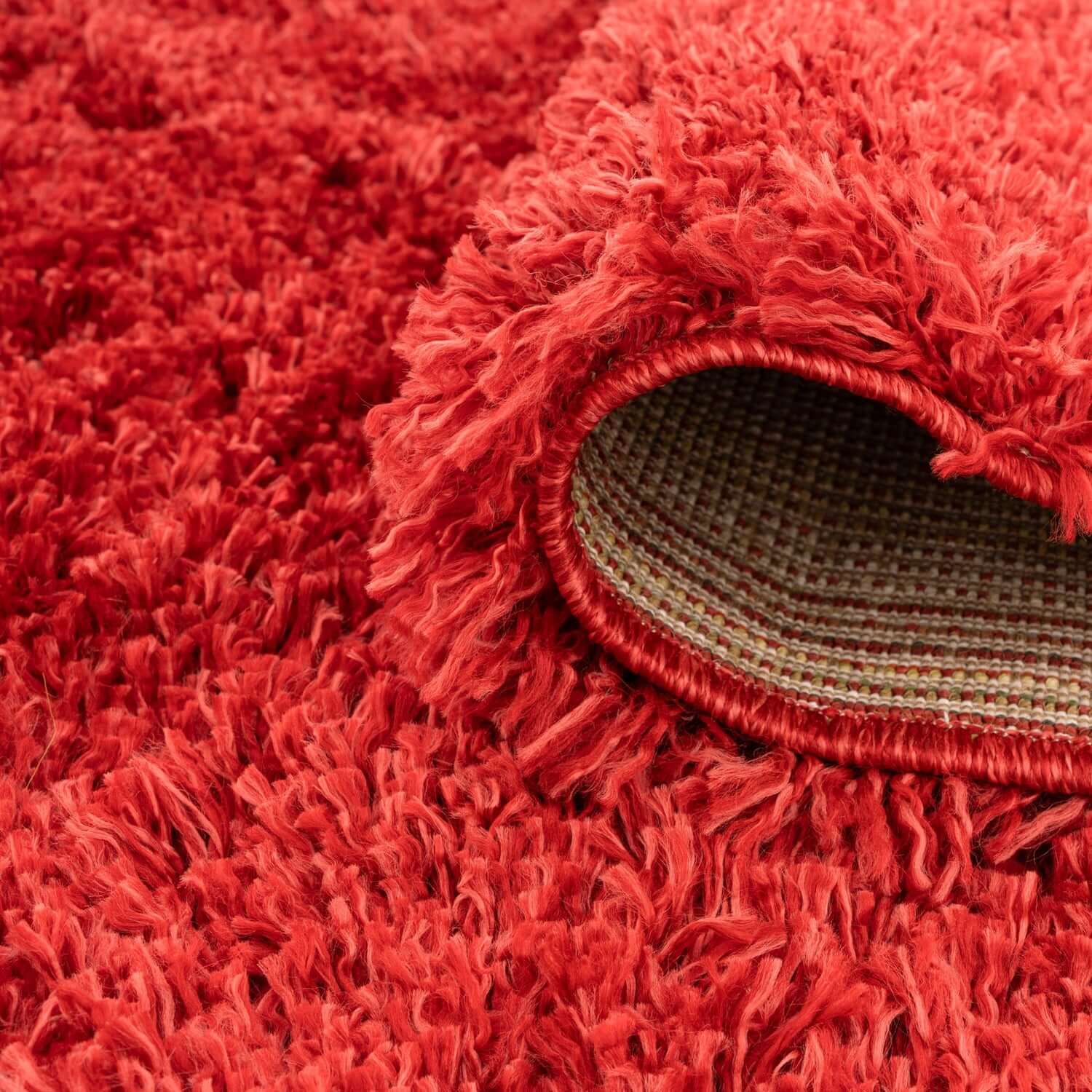 Super Soft Luxury Wine Shaggy Rug