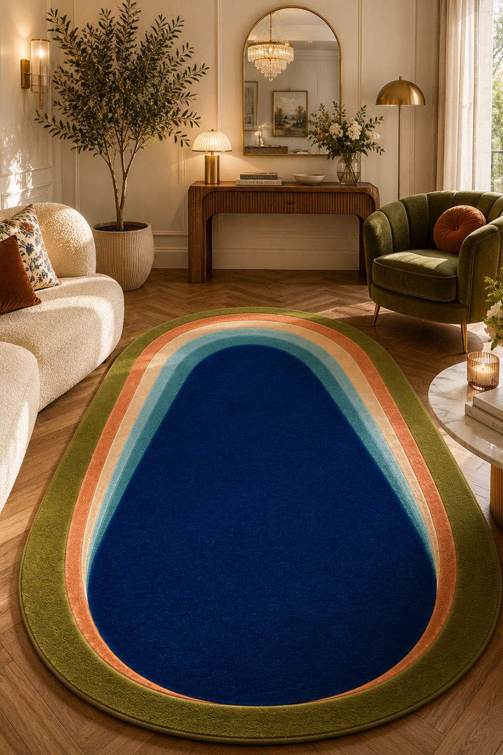 Aurelia Arch Rug Oval Rug