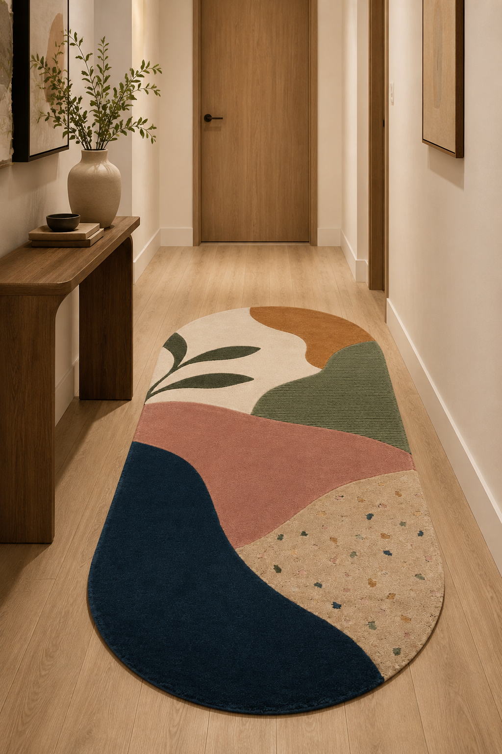 Blush Terra Vista Oval Rug