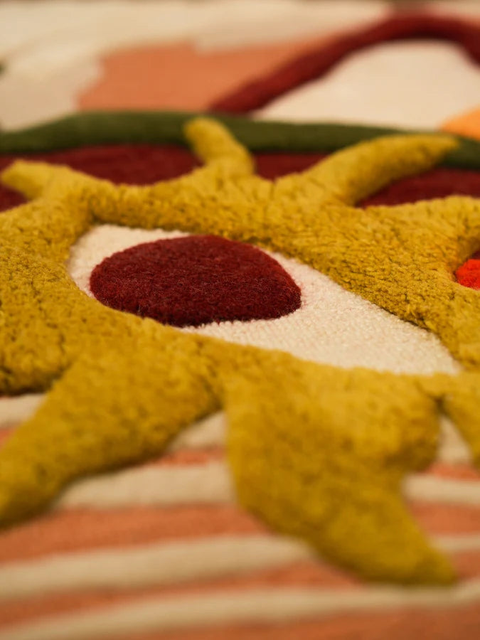 Botanic Muse – Sculpted Wool Art Rug