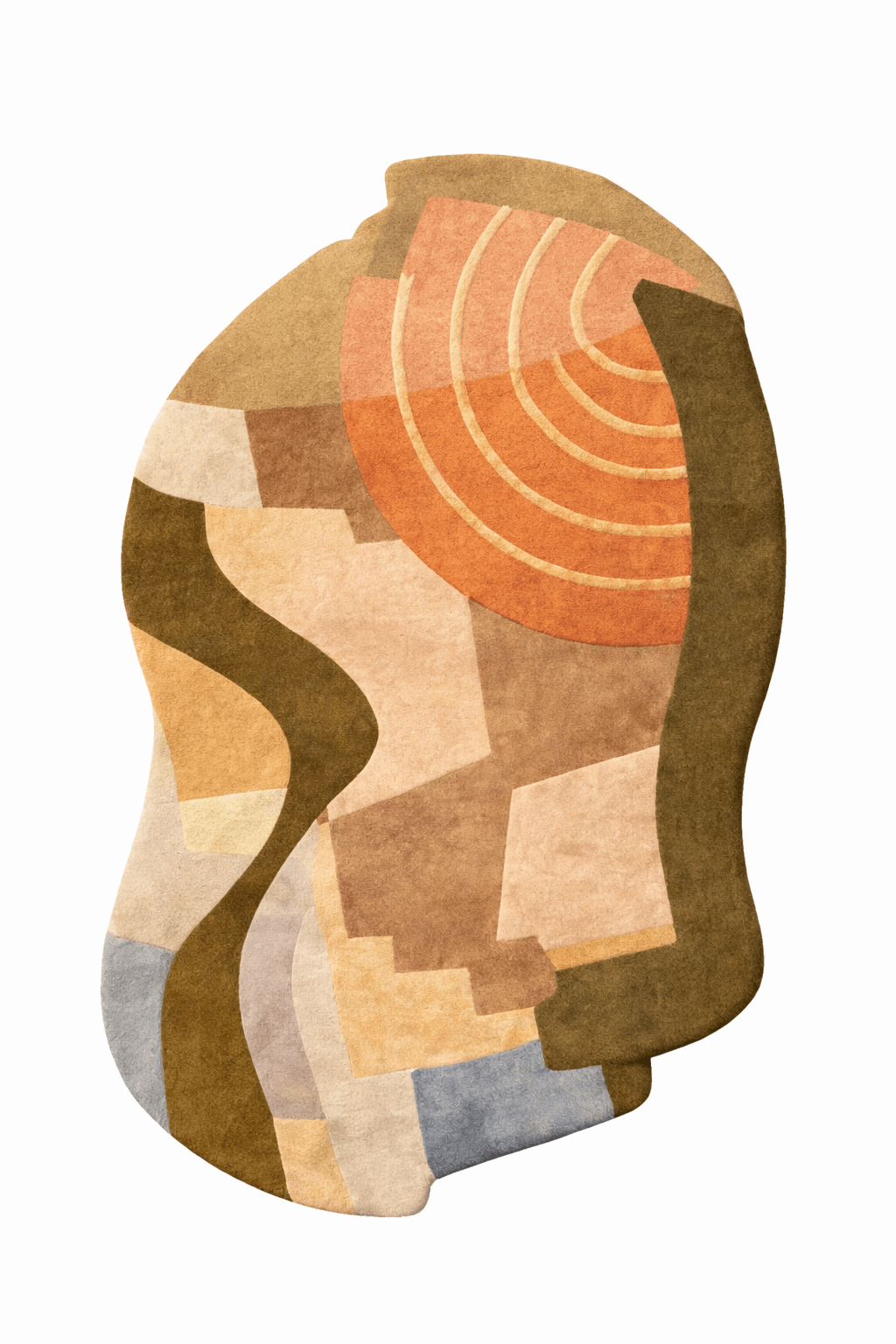 Terrana Abstract Wool Rug