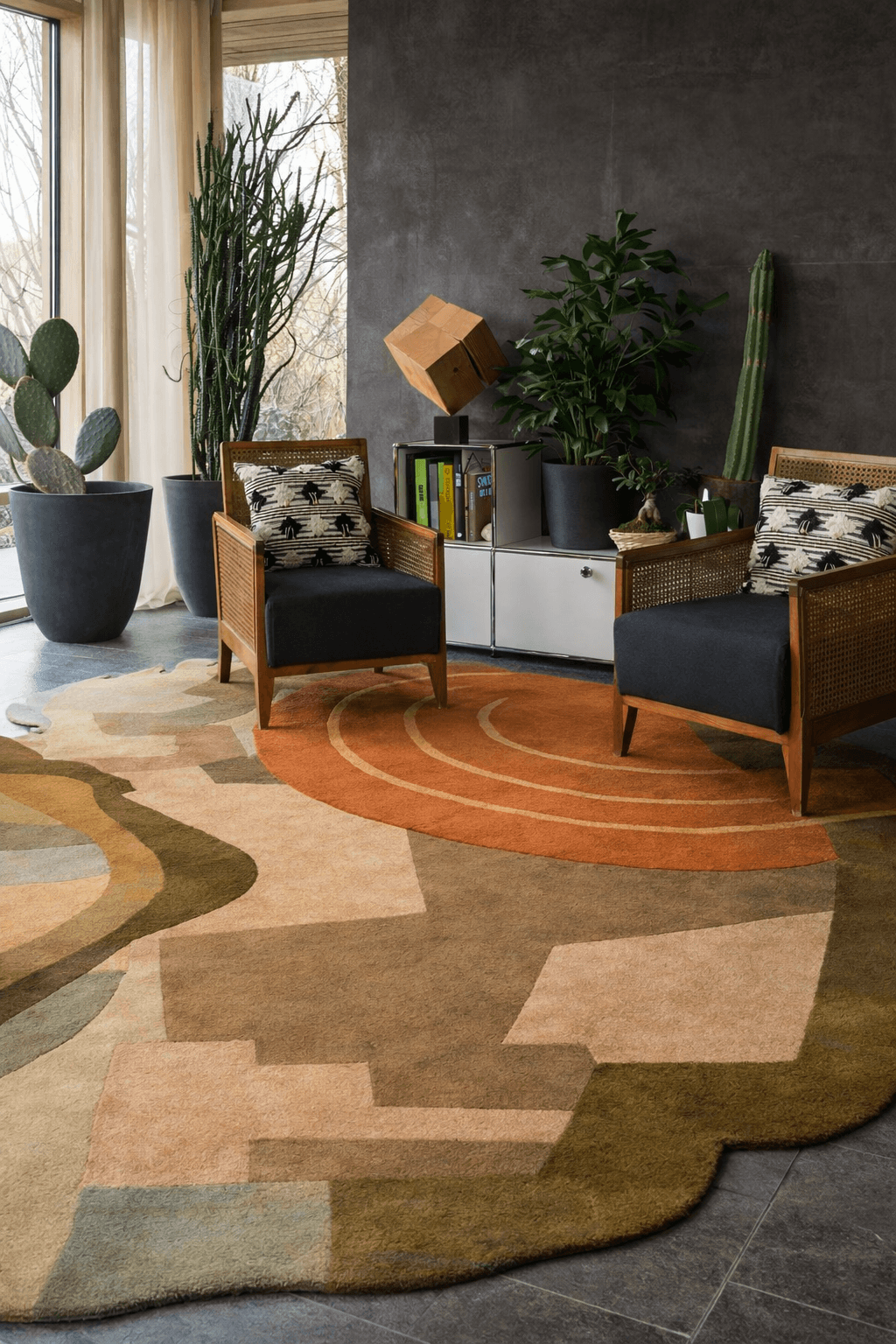 Terrana Abstract Wool Rug