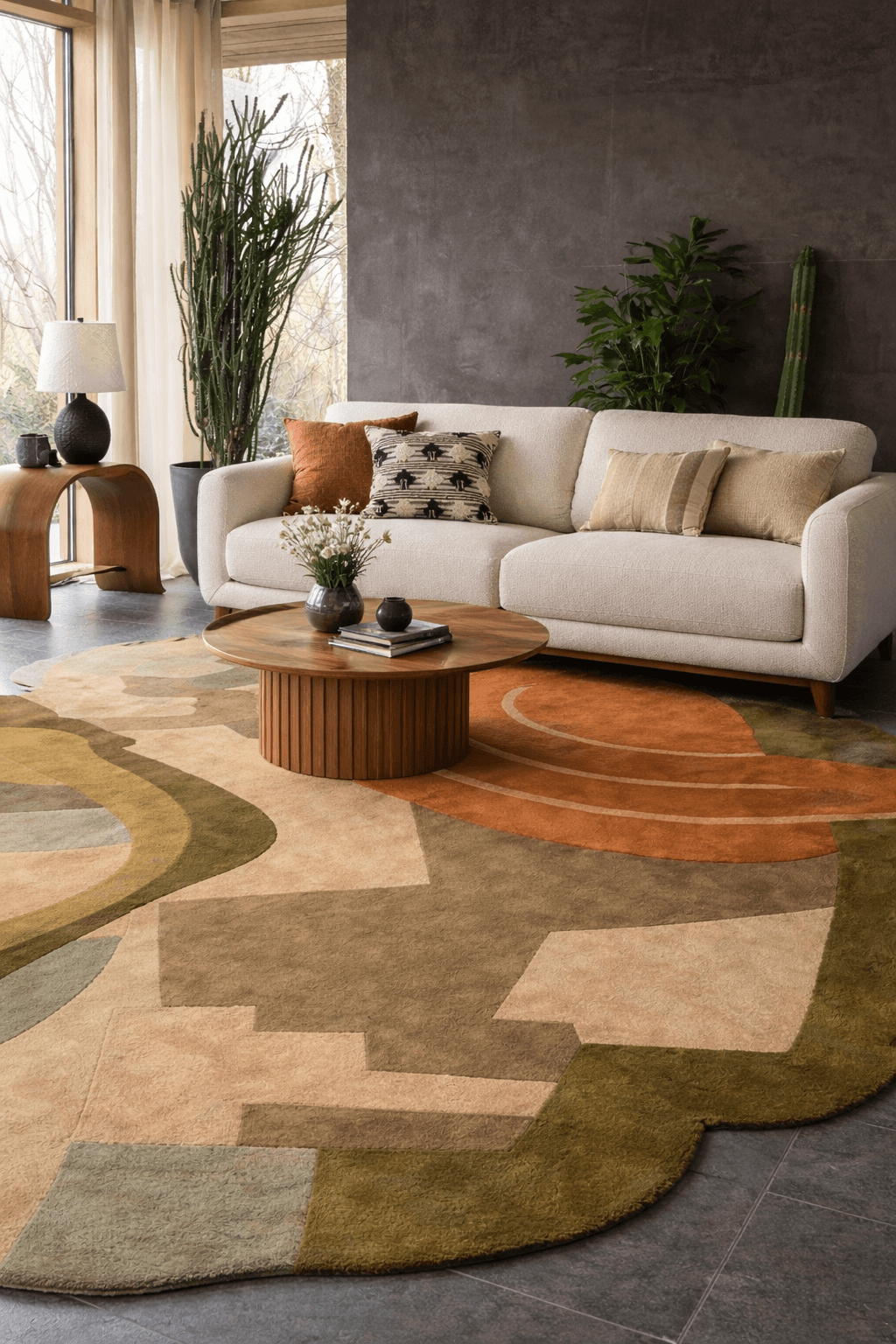 Terrana Abstract Wool Rug