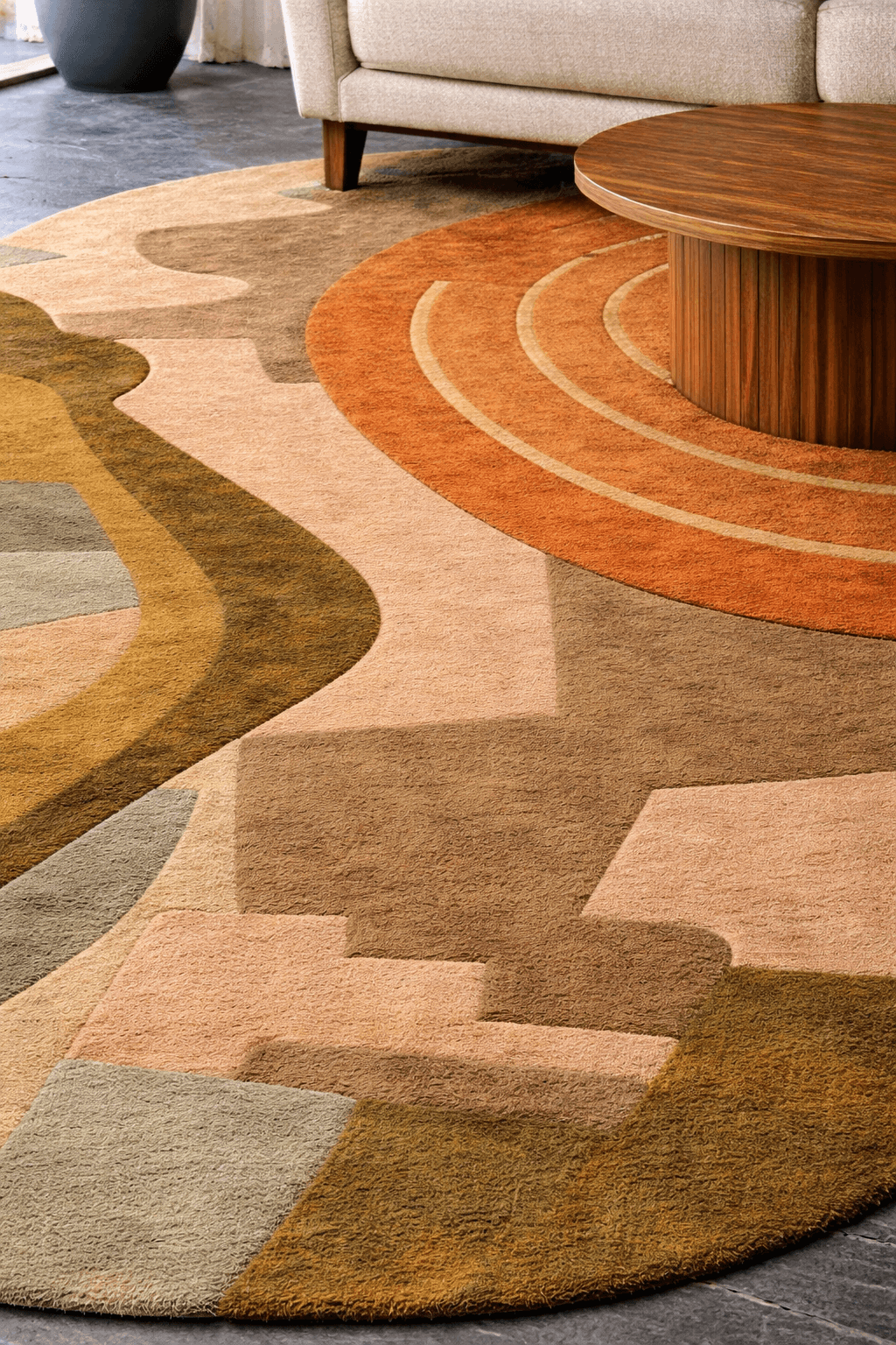 Terrana Abstract Wool Rug