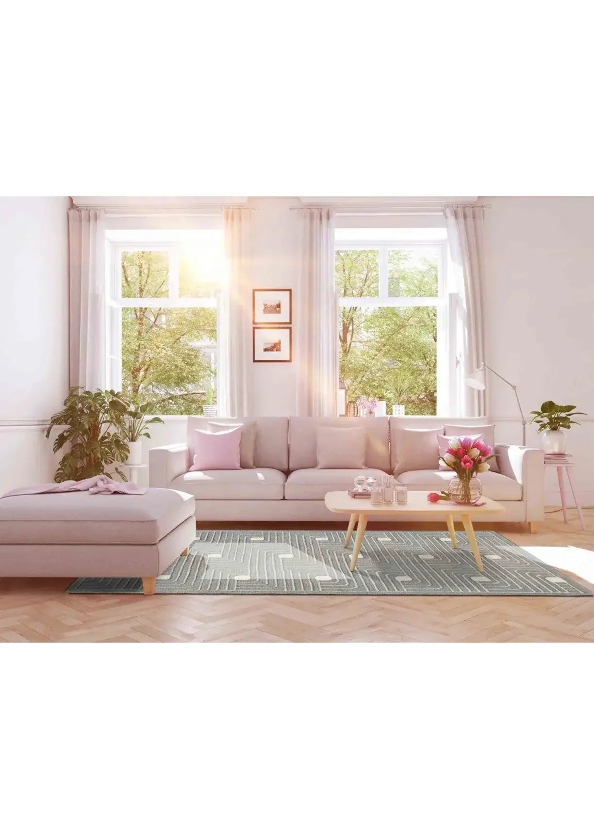 Circuit Flow Hand-Tufted Rug