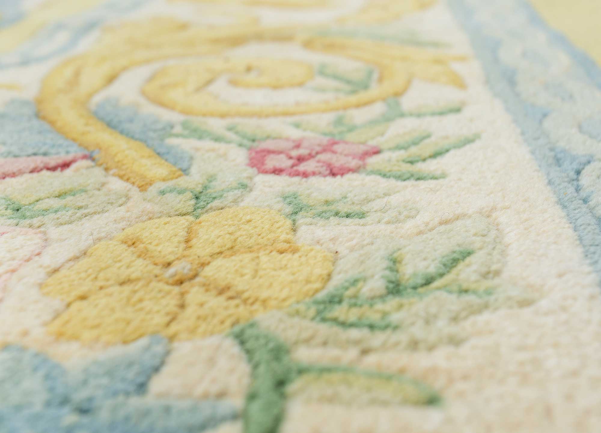 Classic Aubusson Floral Rug