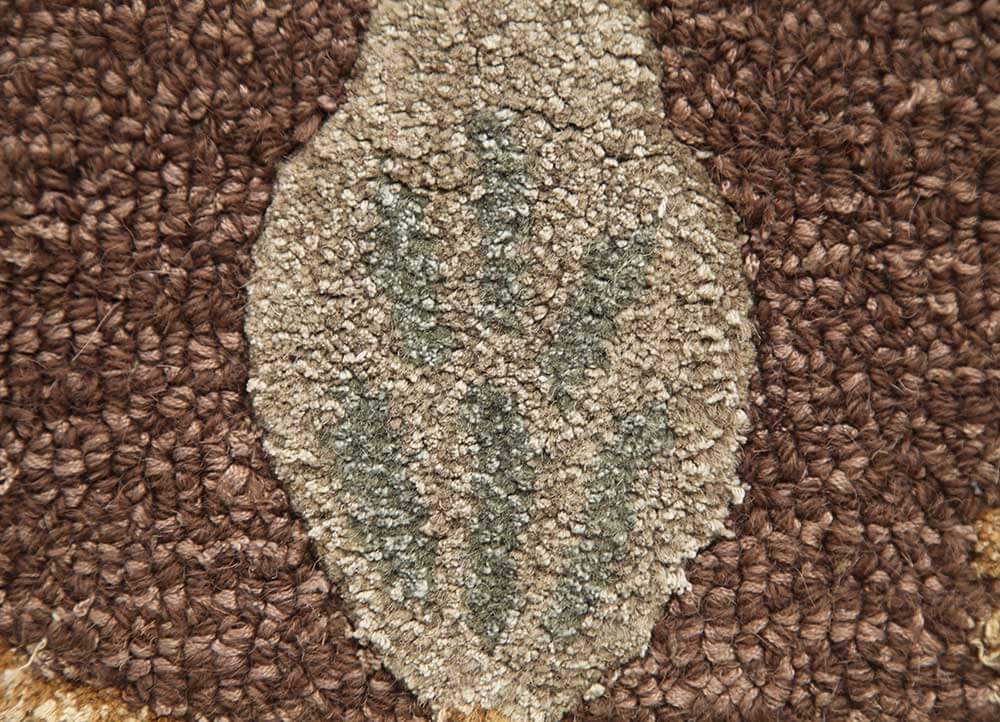 cocoa brown hand tufted Rugs