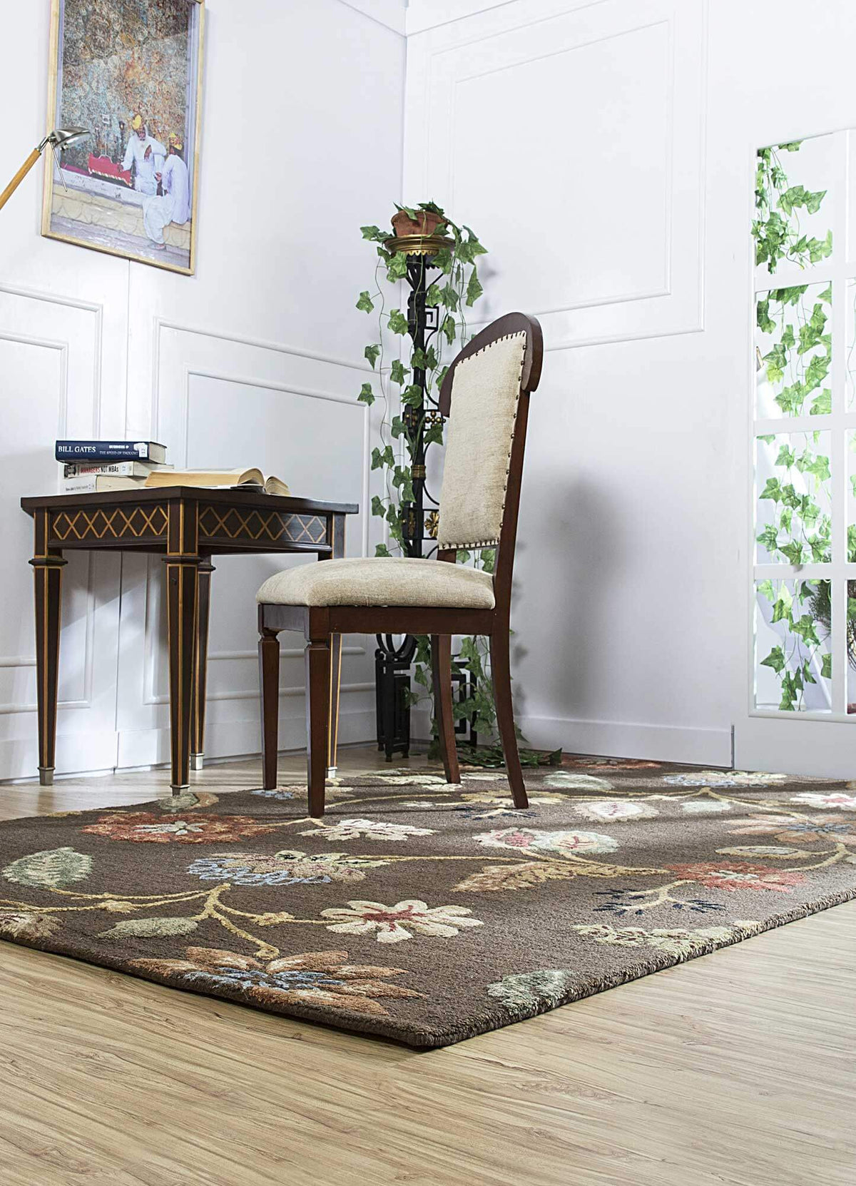 cocoa brown hand tufted Rugs