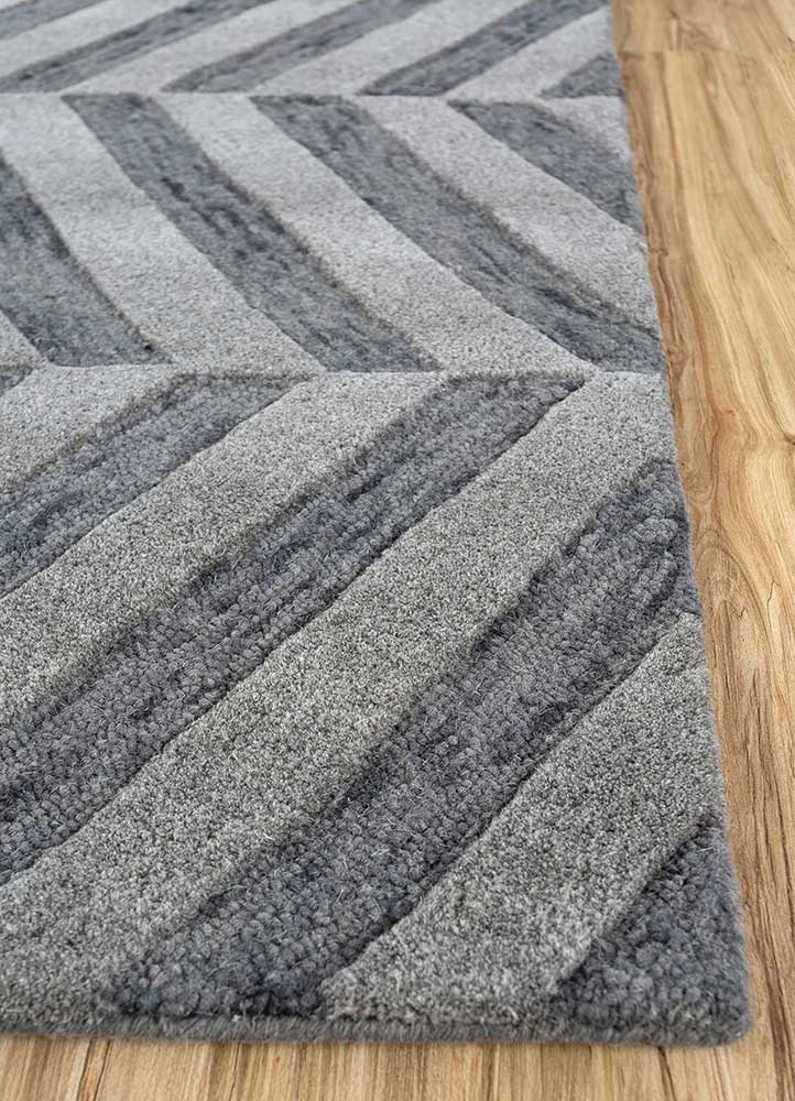 Ebony Slate Hand-Tufted Rug