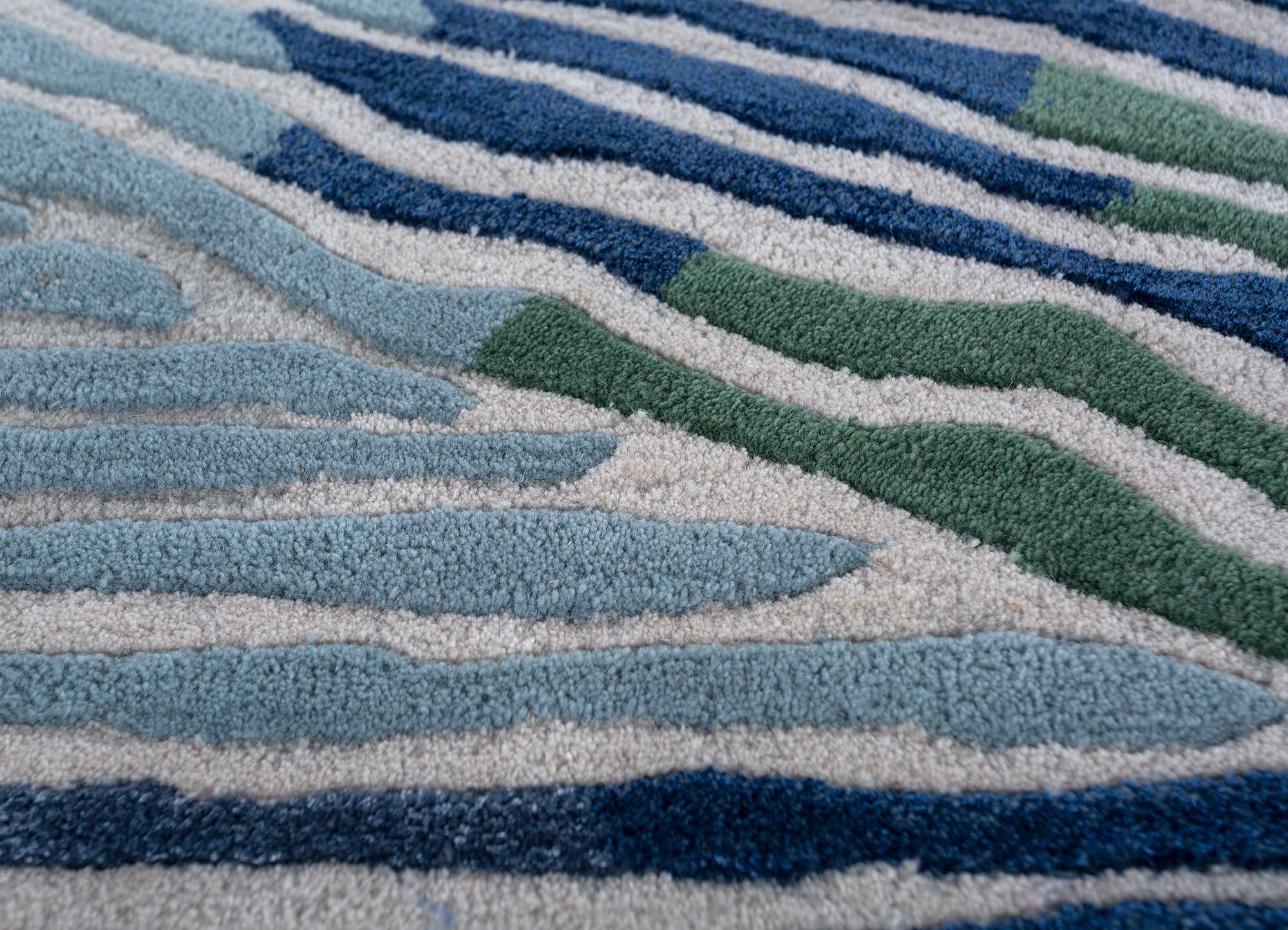 Flow Ridge Wool Rug