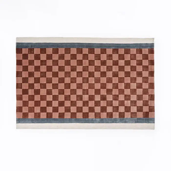 Garnet Geometric Hand-Tufted Rug