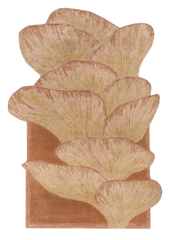 Golden Glow Hand-Tufted Shape Rug