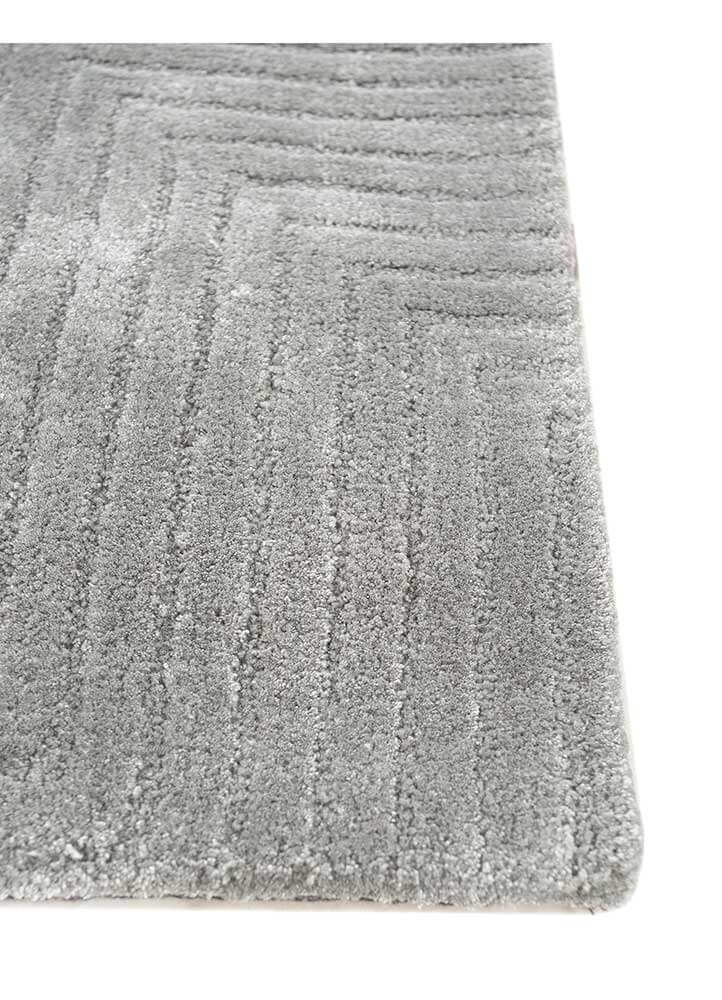 Grey Tranquil Hand-Tufted Rug