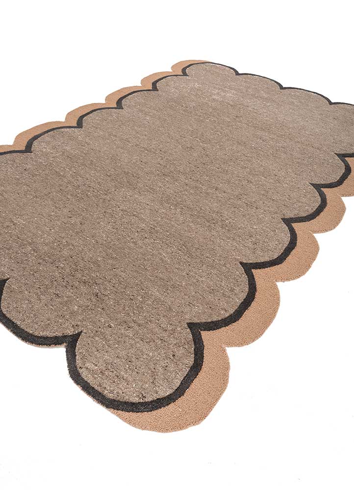 Sunburst Harmony Hand-Tufted Shape Rug