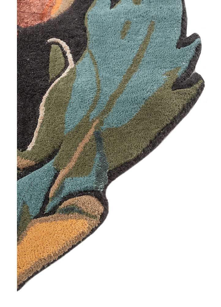 Oil Blue Hand Tufted Rug