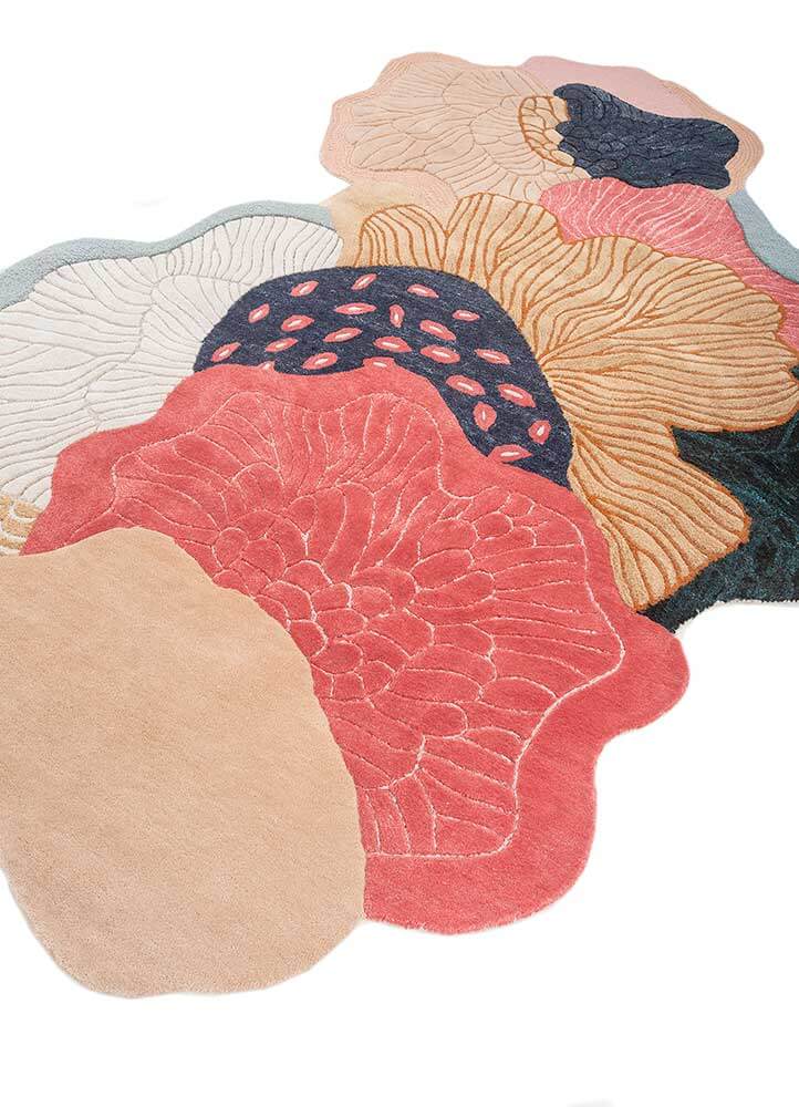 Pink Tint Hand-Tufted Rug