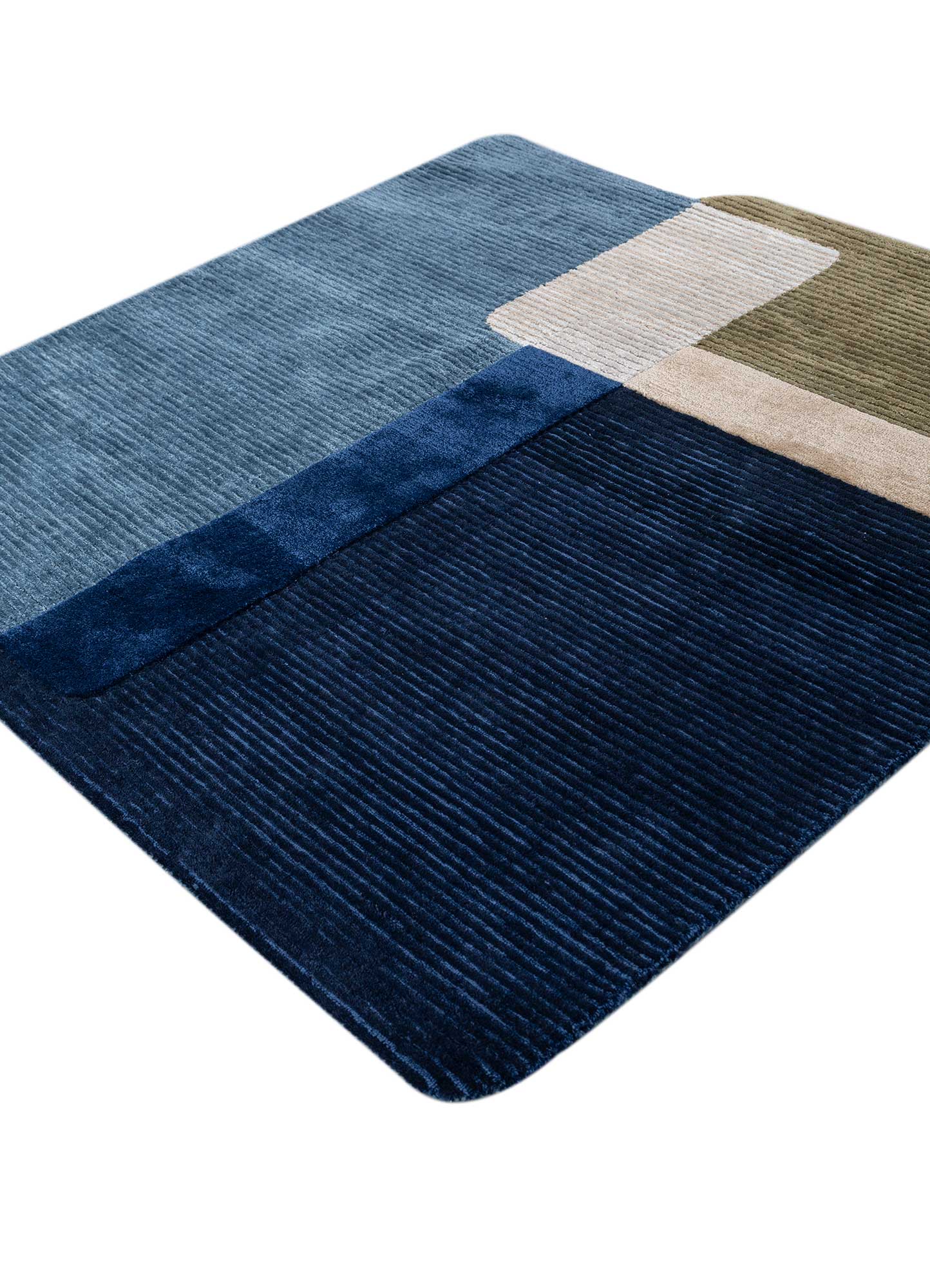 Modern Blocks Wool & Viscose Rug