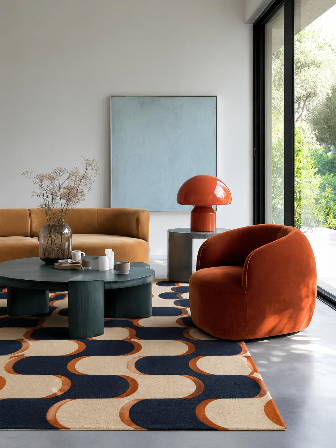 Retro Rhythm Rug