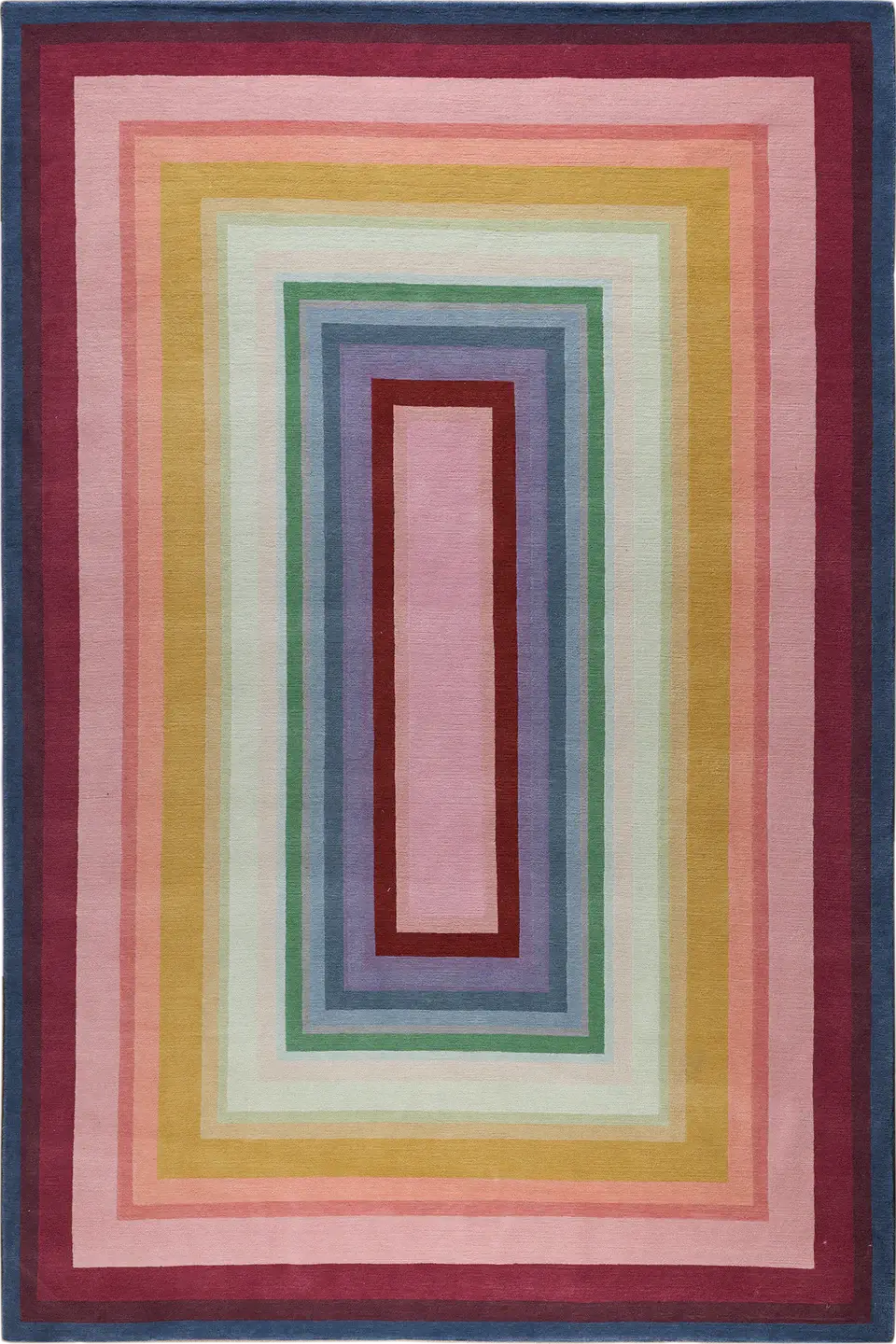 Rosy Reverberation Rug